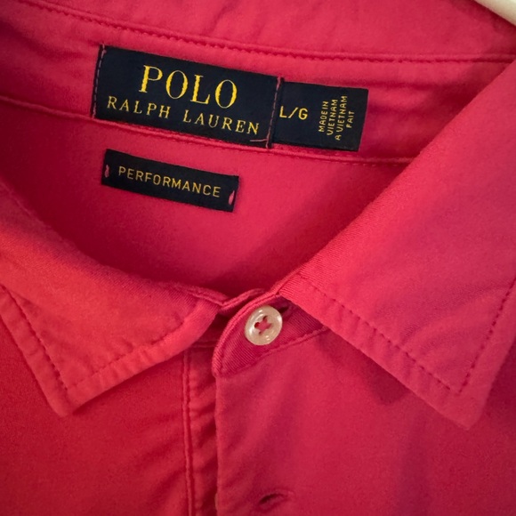 Ralph Lauren Men's Pink Polo Shirt - Picture 2 of 4